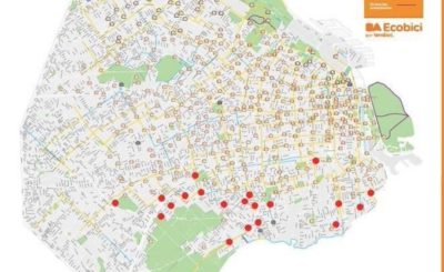 Cierran la estación de Ecobici de Directorio y Olivera en Parque Avellaneda