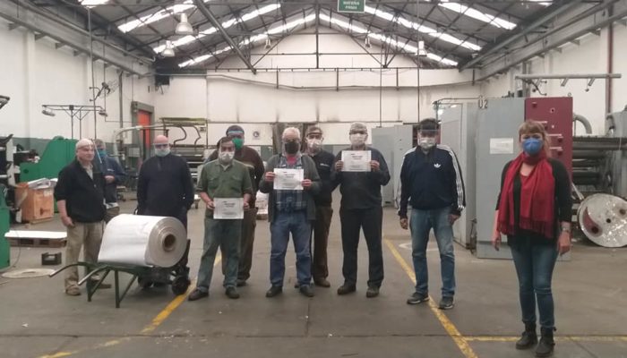 Centros de Formación Profesional. Donación de máscaras para hospitales y trabajadores