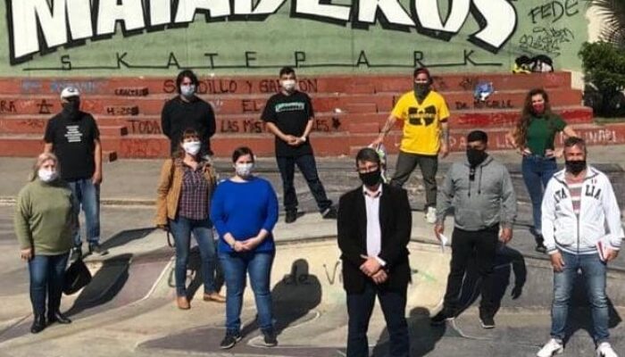 Reuniones de trabajo para la reactivación de la pista de Skate del Parque Alberdi