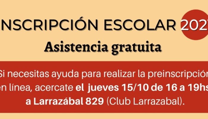 Ayuda para la inscripción en el ciclo escolar 2021