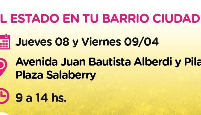 Se podrán hacer trámites en la Plaza Salaberry