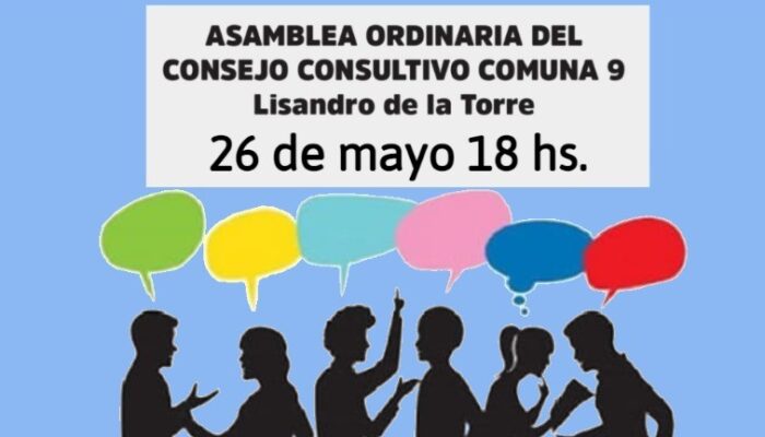 Se reúne el Consejo Consultivo Comuna 9