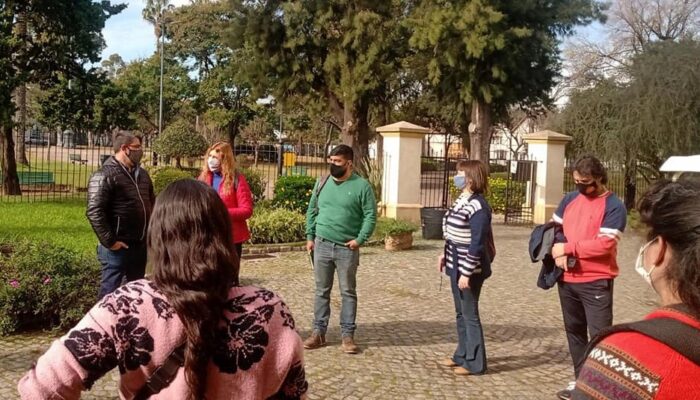 La Junta Comunal 9 y el Grupo de Arbolado de la MTC recorrieron el Parque Avellaneda