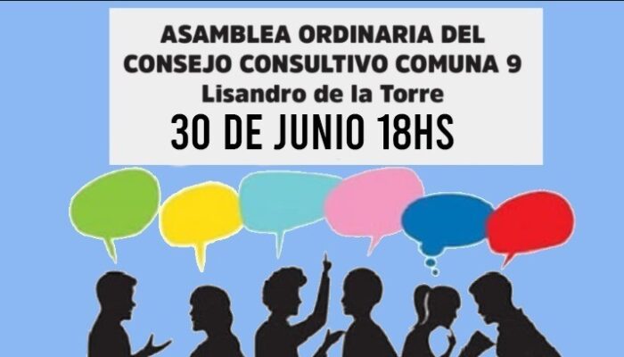 Reunión del Consejo Consultivo Comuna 9