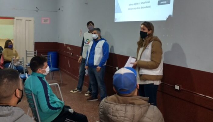 La Defensoría ofreció capacitación sobre Inclusión Financiera en Cildañez