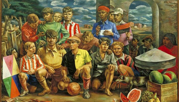 Nuestros muchachos en la mirada de un artista sensible