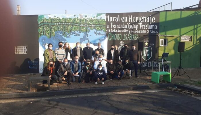 Nueva Chicago homenajea a los combatientes en Malvinas