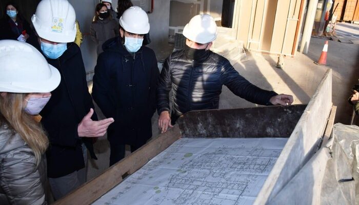 Avanzan las obras de la futura Comisaría Comunal 9