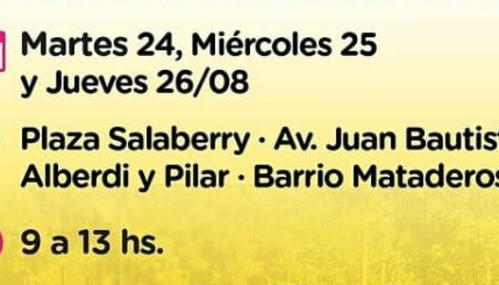 El Estado en tu barrio nuevamente en Mataderos