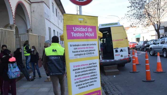 Centros de Testeo en Comuna 9, del 18 al 22 de octubre