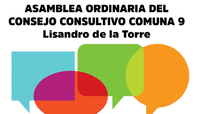 Convocatoria reunión del Consejo Consultivo Comunal 9