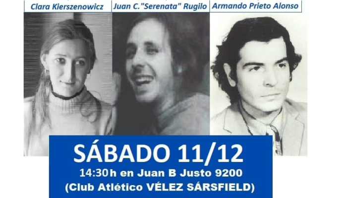 Baldosas por la Memoria en Vélez Sarsfield