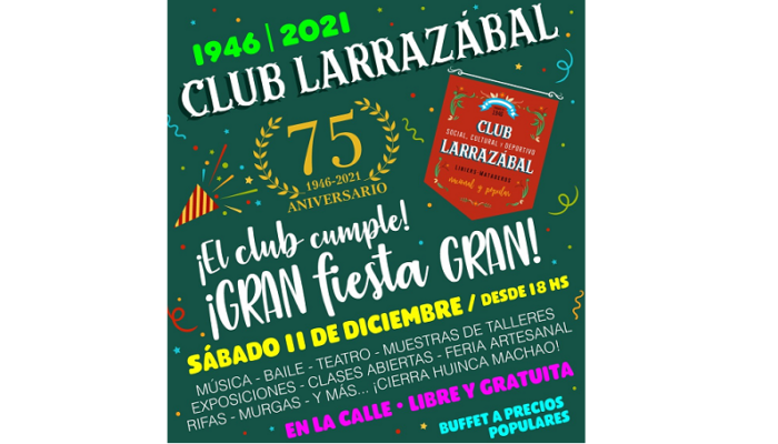 El Club Larrazábal festeja sus  75 años