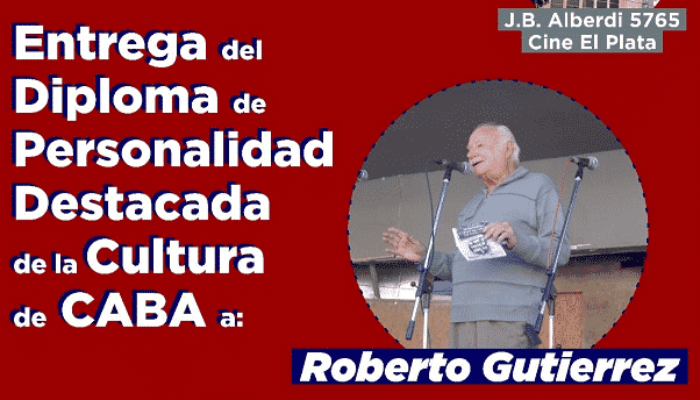 Reconocimiento a Roberto Gutiérrez