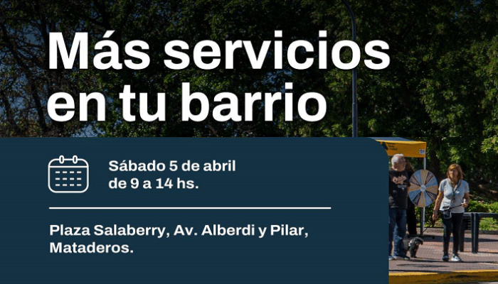 Se atenderán trámites y servicios en Mataderos