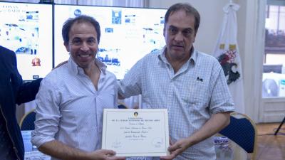 Homenaje a Cosas de Barrio en la Legislatura por sus 35 años
