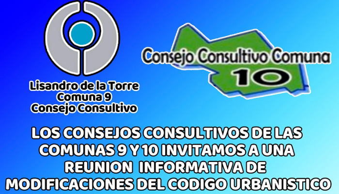 Reunión informativa sobre modificaciones del Código Urbanístico