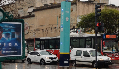 El GCBA instaló un “Totem de Alerta” en el Parque Alberdi