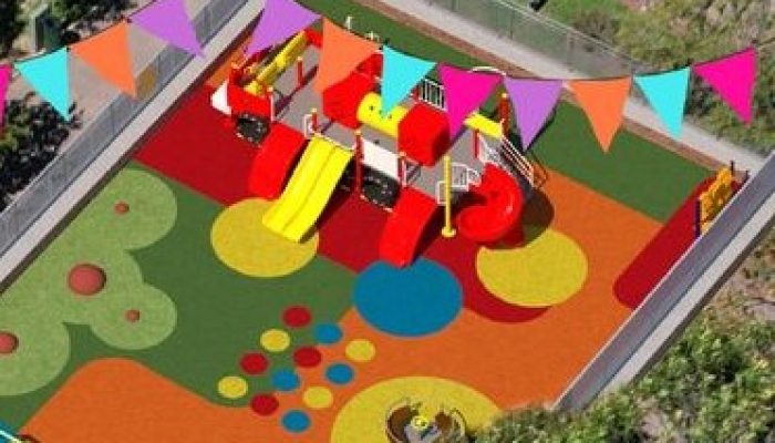 Se posterga la inauguración de patio de juegos