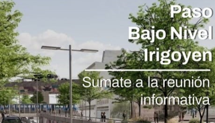 Consulta sobre el paso bajo nivel del Ferrocarril Sarmiento