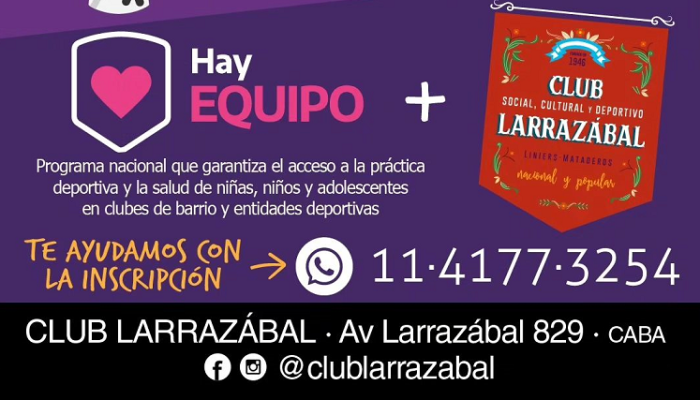 Actividades gratuitas para chicas y chicos de familias que reciben AUH