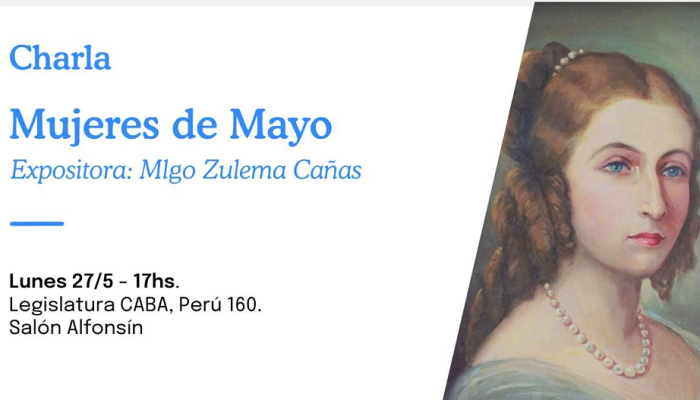 Para conmemorar a mujeres que participaron de la Revolución de Mayo
