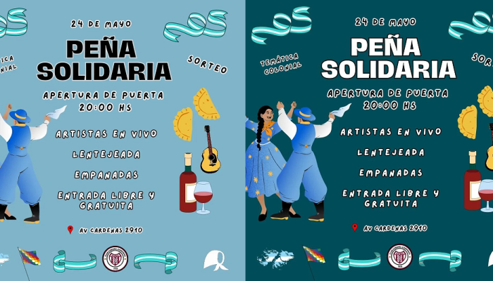 Con entrada libre y gratuita para ayudar a un Club de barrio