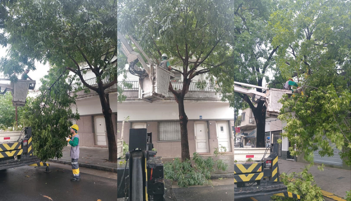 Intervenciones de mantenimiento del espacio público en Comuna 9