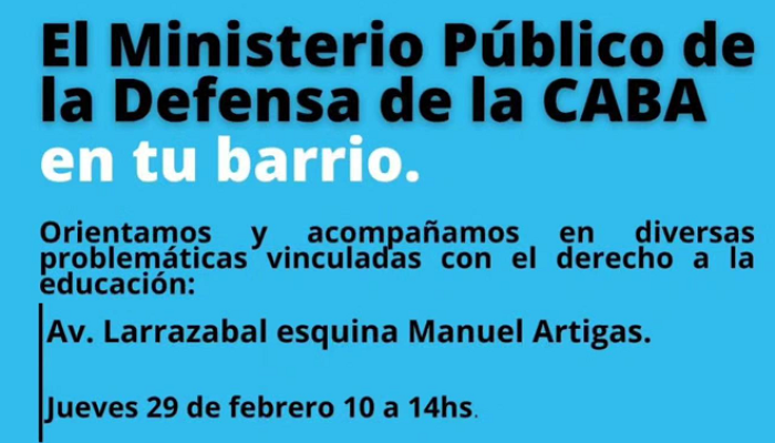 Asesoramiento sobre problemáticas vinculadas con el derecho a la educación