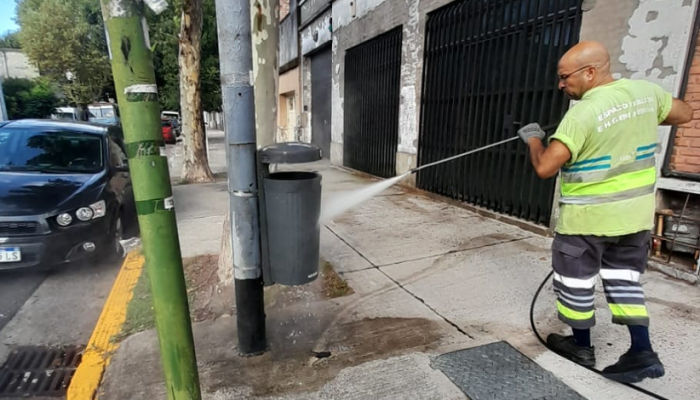 Higiene Urbana: operativo integral de limpieza en Mataderos