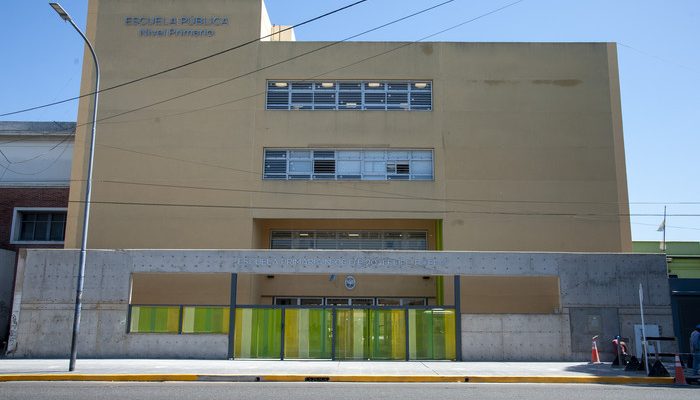 Nuevo edificio de la Escuela Felipe Boero, en Mataderos