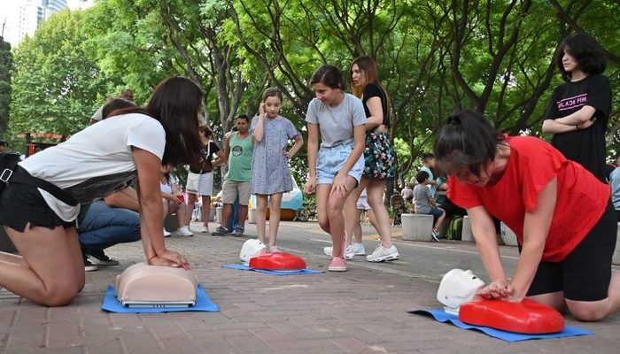 Jornadas gratuitas de Reanimación Cardiopulmonar en espacios públicos