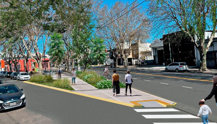 El GCBA realiza obras en las Plazoletas de la Av. Emilio Castro