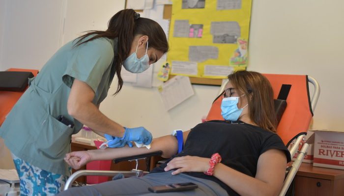 Campañas voluntarias de donación de sangre, en octubre