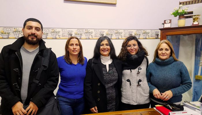 Talleres ESI: reunión de la Defensoría con autoridades del Liceo 8