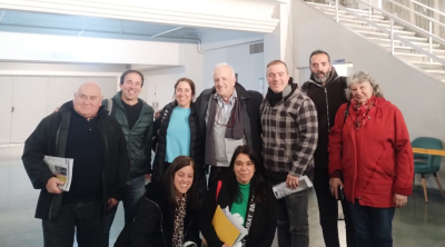 Autoridades del Complejo Teatral de Buenos Aires en El Plata