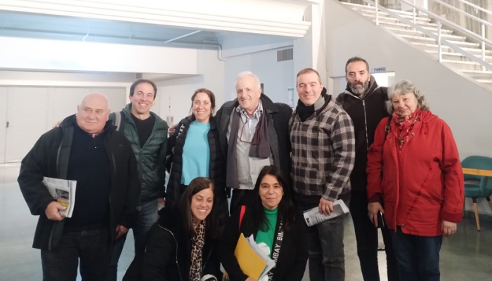 Autoridades del Complejo Teatral de Buenos Aires en El Plata