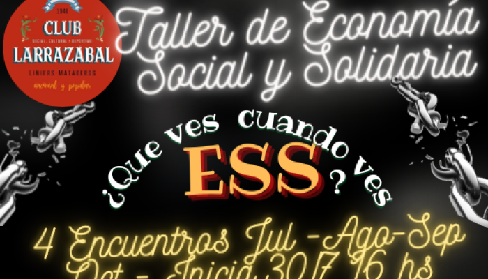 Taller de Economía social y solidaria en el Club Larrazábal