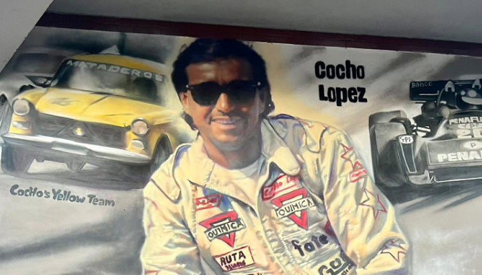Inauguración del mural de Osvaldo “Cocho” López, en Mataderos