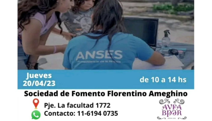 Trámites e informes en la Sociedad de Fomento Florentino Ameghino