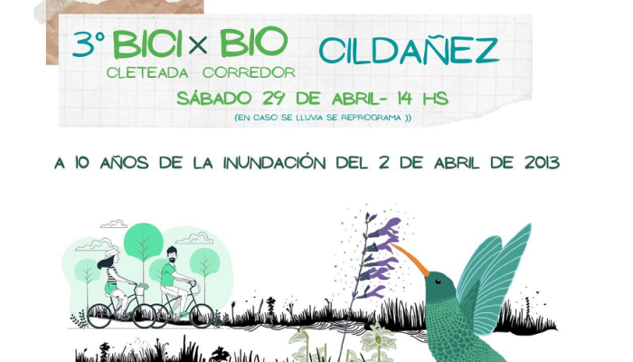 3ra Bicicleteada por el Biocorredor Cildáñez