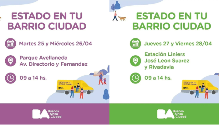 El Estado en tu barrio Ciudad en Parque Avellaneda y Liniers