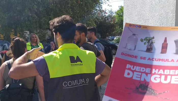Acciones de prevención del Dengue en la Comuna 9