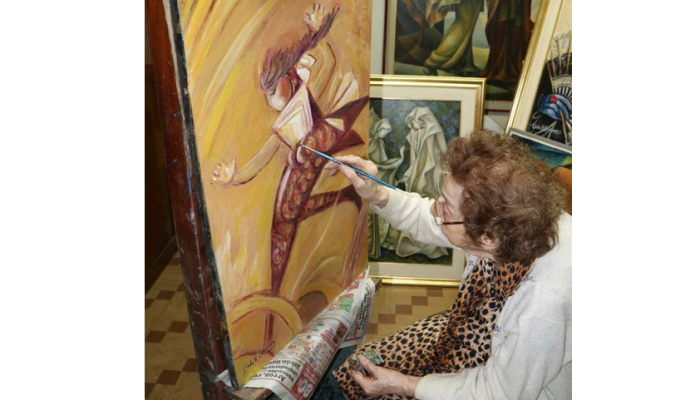 Linda Romano Cassagnes, artista de Mataderos