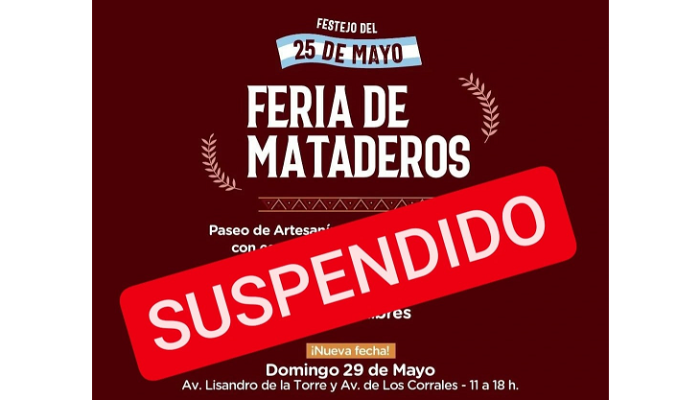 Se postergan festejos del 25 de Mayo