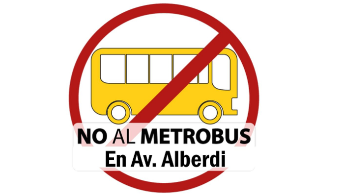 Los comerciantes de la Av. Juan B. Alberdi rechazan la construcción del Metrobus