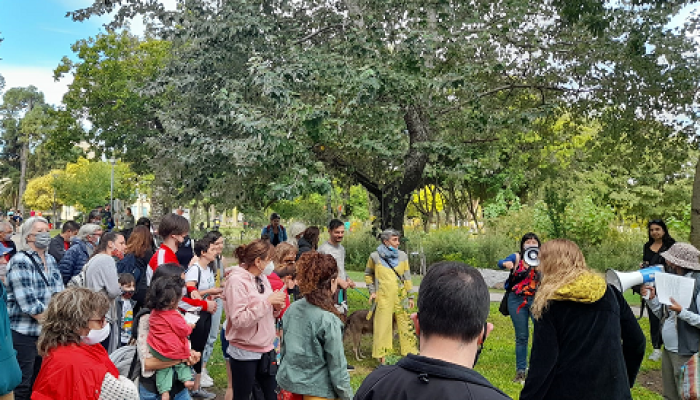 Distinción de la Legislatura al Grupo de arbolado de la MTC del Parque Avellaneda