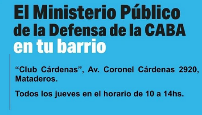 Orientación y asistencia jurídica en el Club Cárdenas