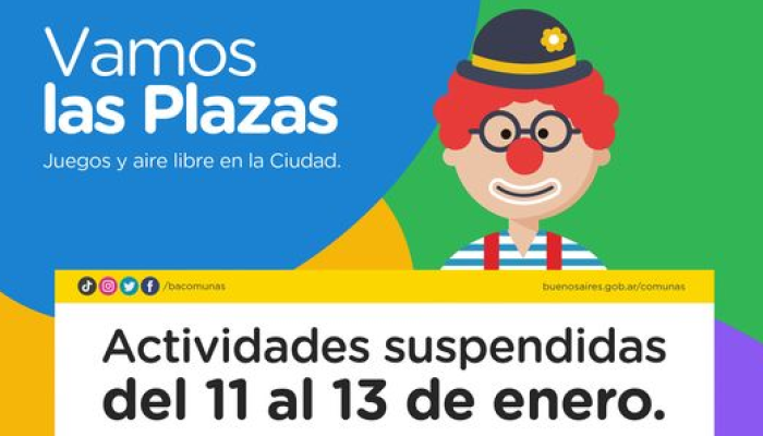 Suspenden actividades en las plazas por la ola de calor