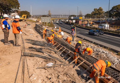 Empezaron las obras en la Autopista Dellepiane, en su primera etapa
